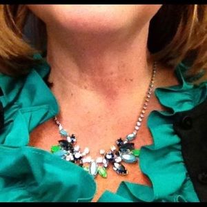 Ann Taylor necklace in blue and green